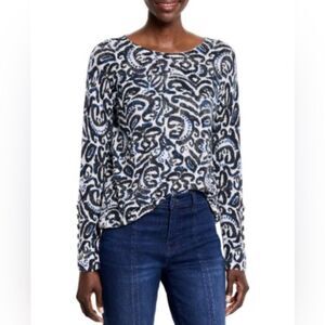 NWT NIC+ZOE Paisley Sweater Size XL
